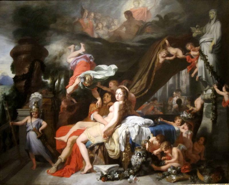 Gerard de Lairesse Hermes Ordering Calypso to Release Odysseus oil painting image